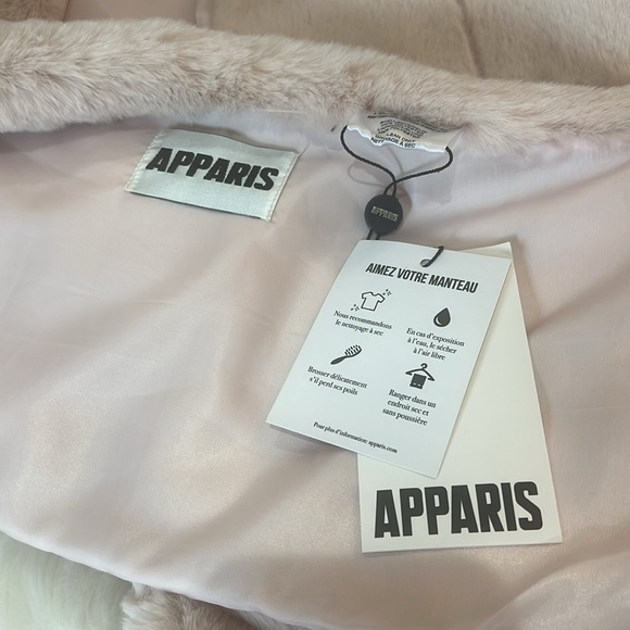 NWT Luna Faux Fur Wrap Scarf Ballet Pink - Picture 6 of 8